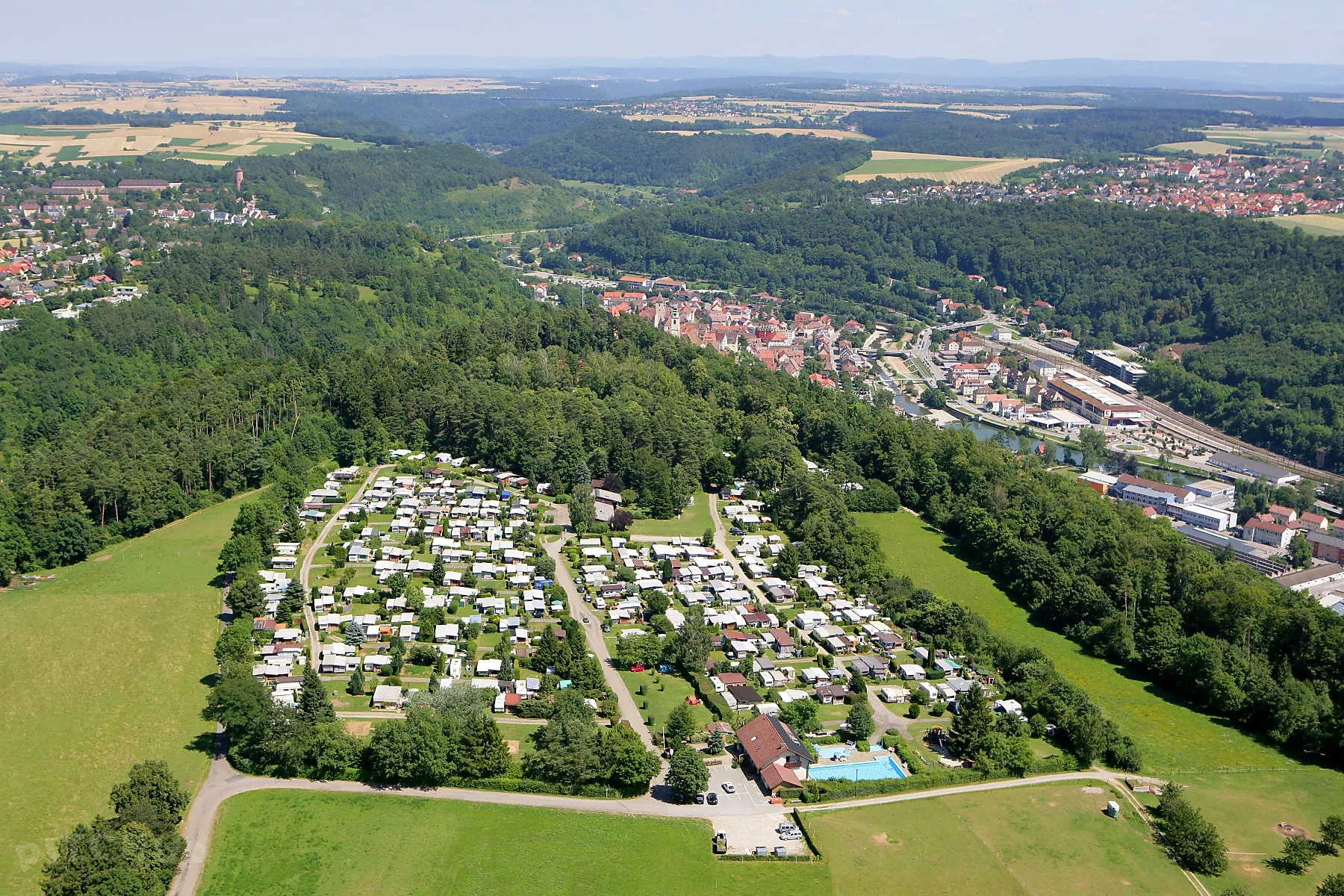 Camping Schüttehof Horb am Neckar, BadenWürttemberg, Duitsland Campingmening.nl