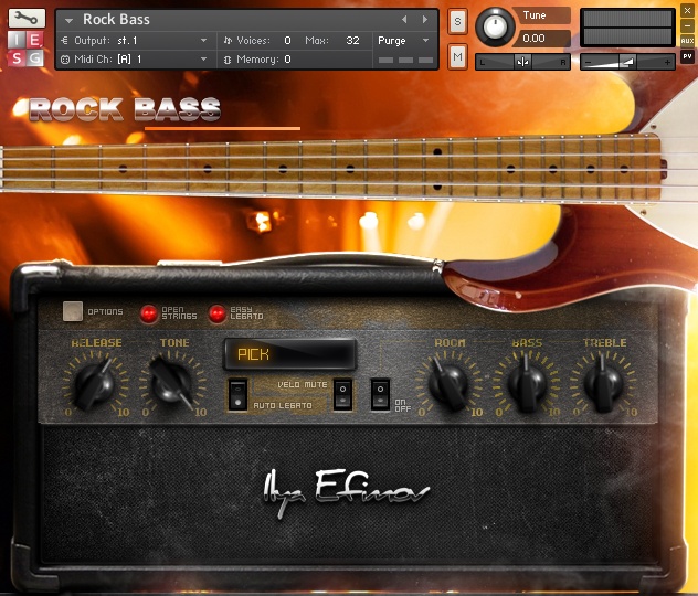 Ilya Efimov releases Rock Bass Sample library for Kontakt
