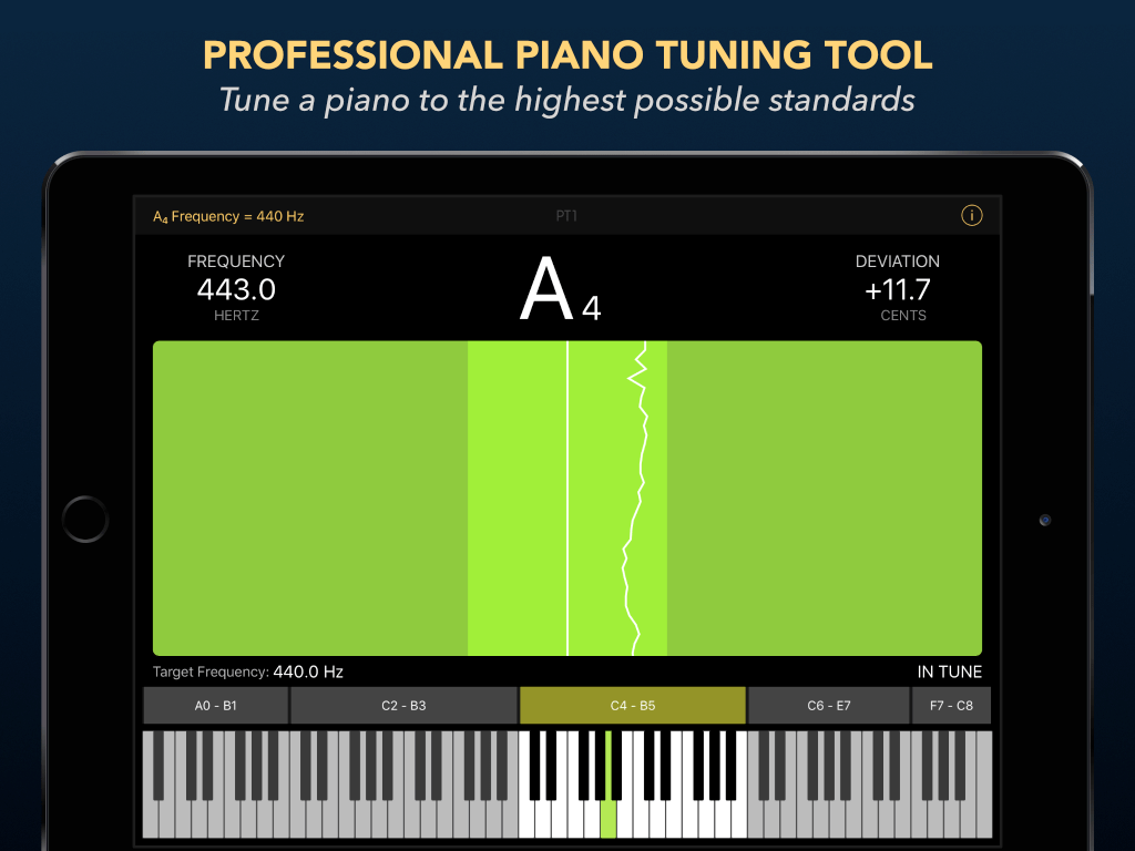 JSplash Studios releases Piano Tuner PT1 Piano Tuning App for iOS and