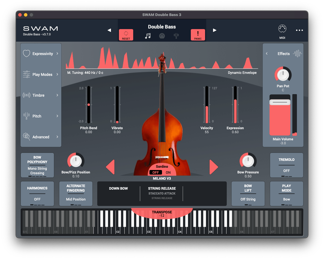 SWAM Double Bass by Audio Modeling Double Bass Plugin VST VST3 Audio
