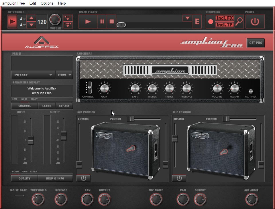 AmpLion Free by Audified Guitar Amp and FX Modeling Plugin VST VST3