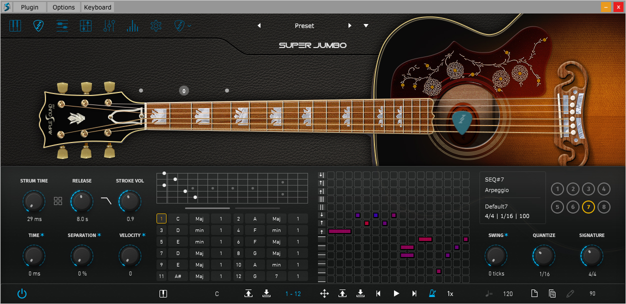 Ample Guitar Super Jumbo by Ample Sound Super Jumbo Plugin VST VST3 Audio Unit AAX
