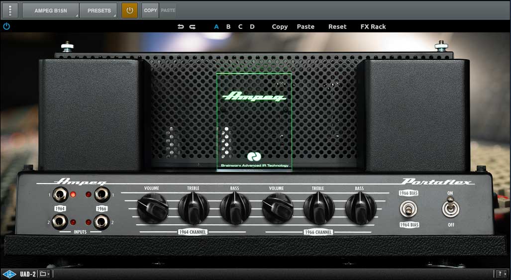 Ampeg B15N by Universal Audio Bass Amp Simulator Plugin VST VST3