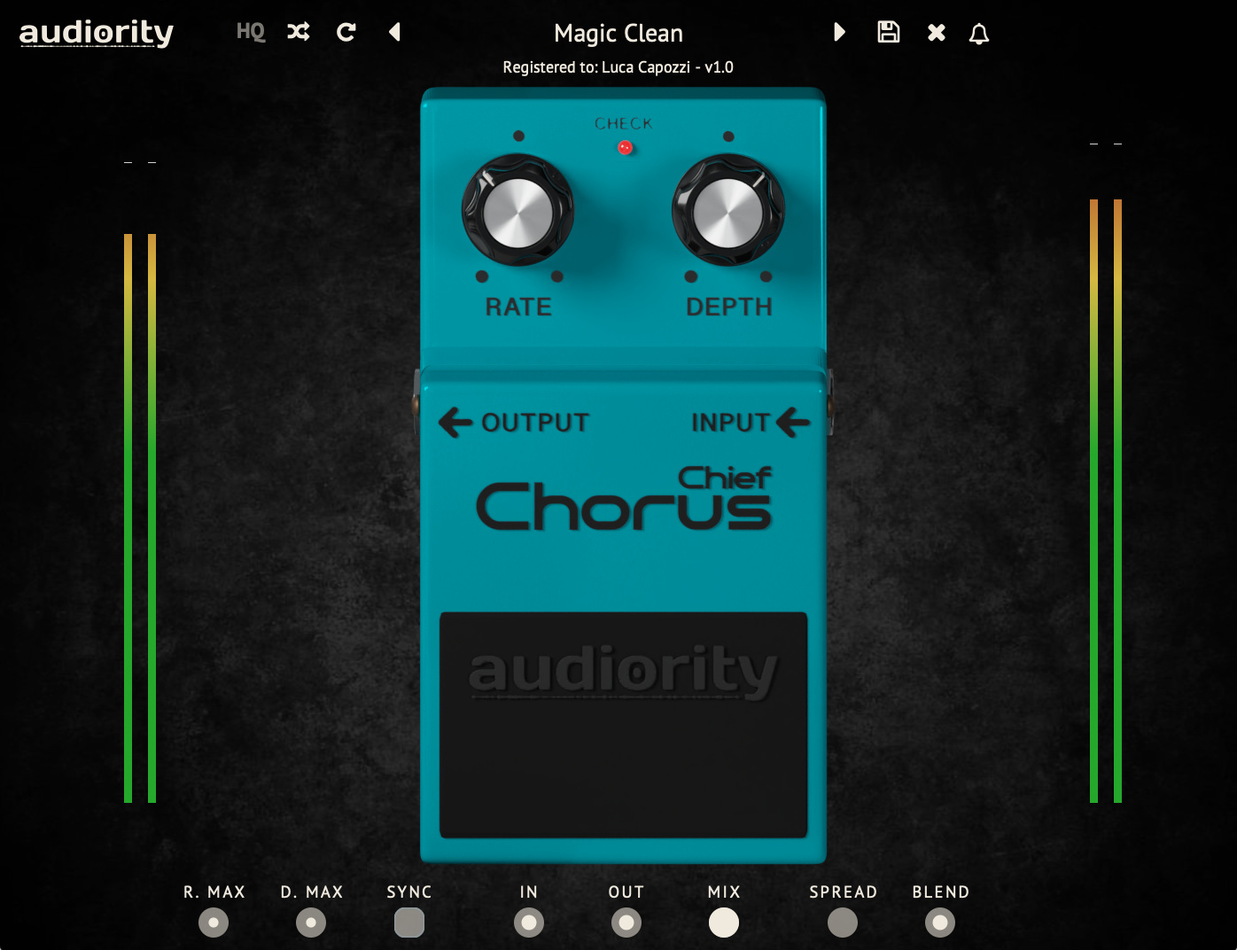 Chief Chorus by Audiority Chorus Plugin VST VST3 Audio Unit AAX CLAP