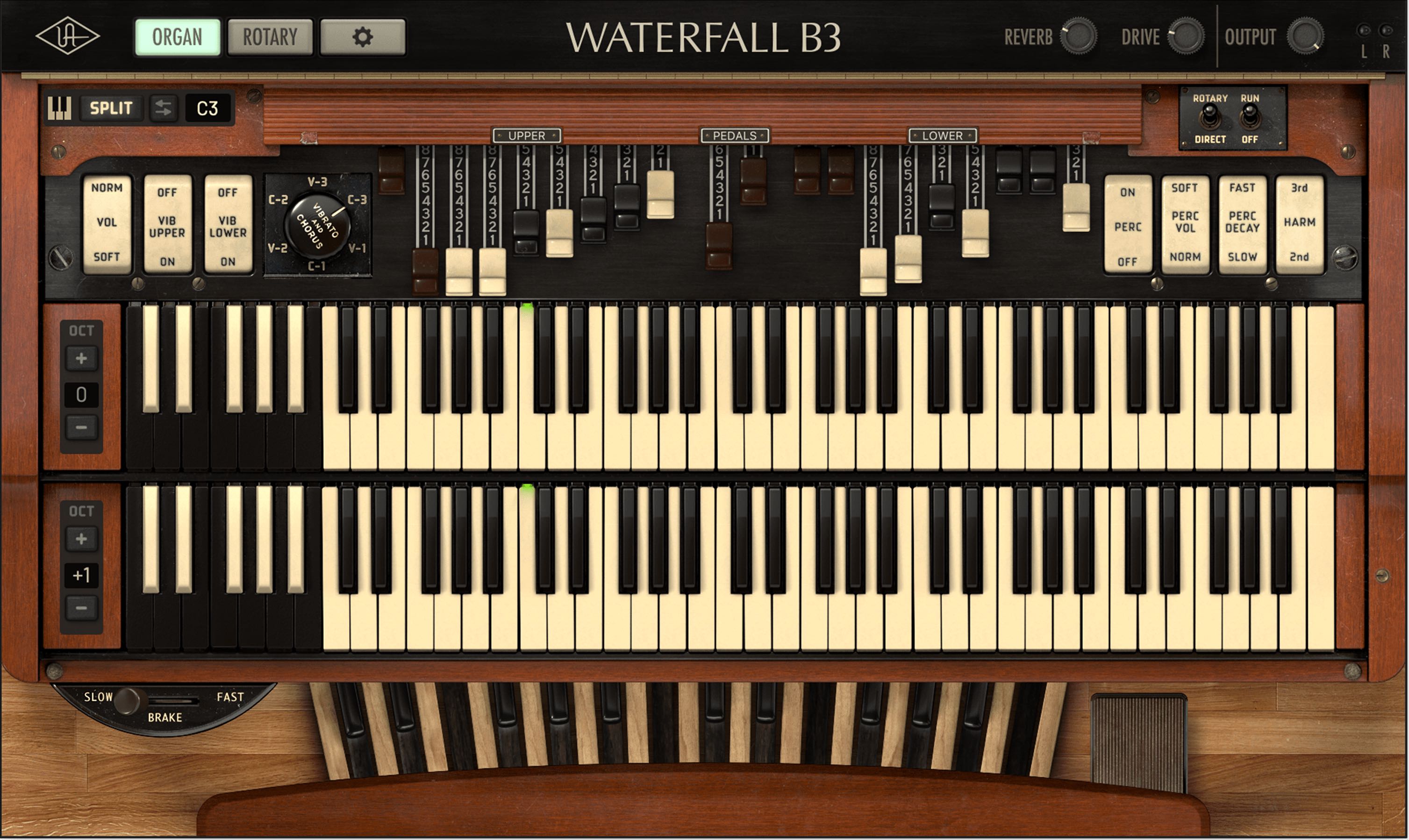 UADx Waterfall B3 Organ by Universal Audio Synth (Analogue