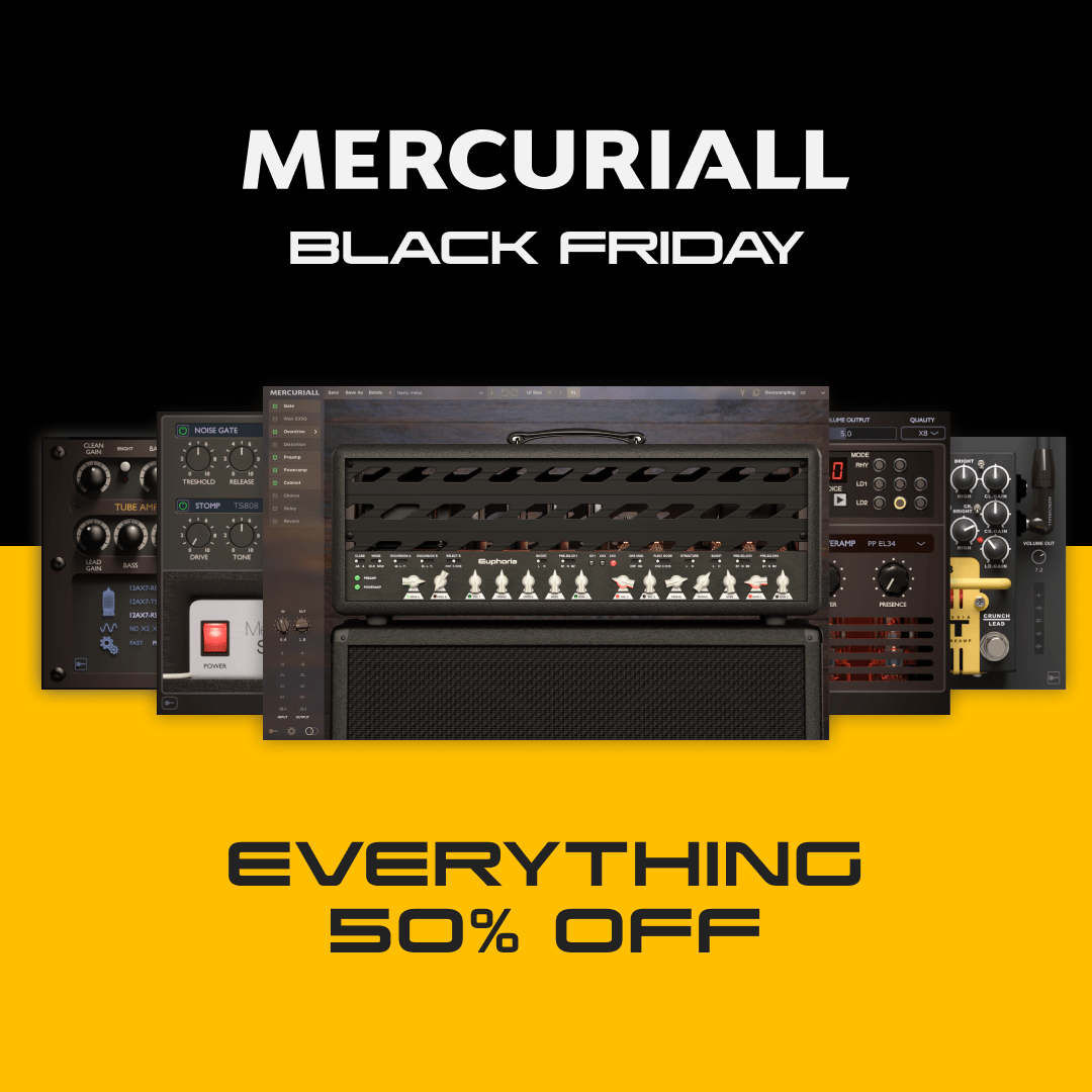 Mercuriall Audio "Black Friday" Sale 50 Off