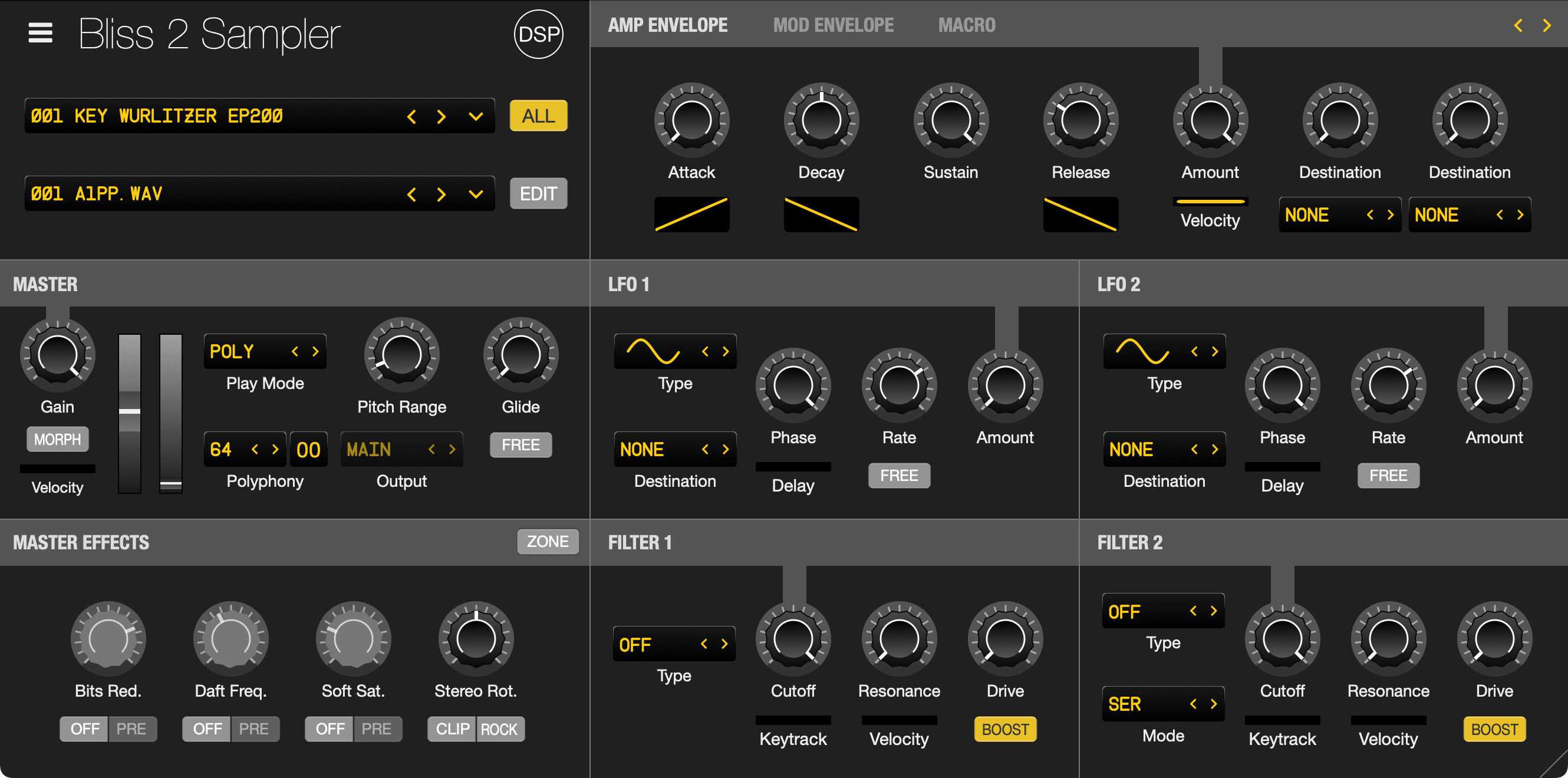 discoDSP updates Bliss sampler to v2.3 and OBXd to v2.11