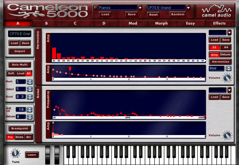Cameleon 5000 by Camel Audio Synth (Additive) Plugin VST Audio Unit