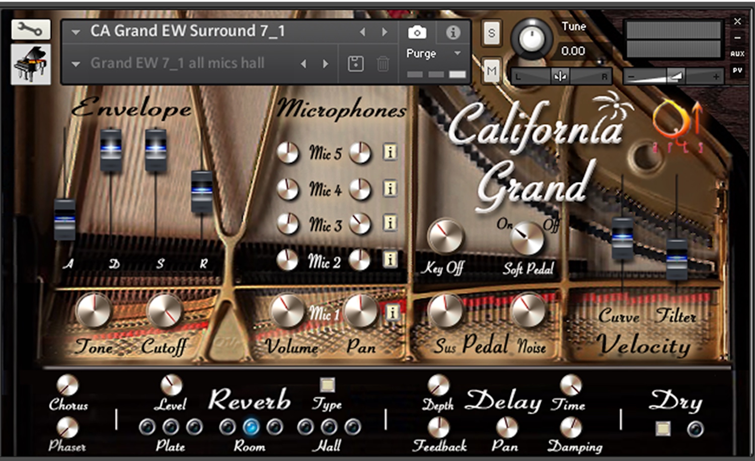California Keys by Q Up Arts Pianos Plugin VST VST3 Audio Unit AAX