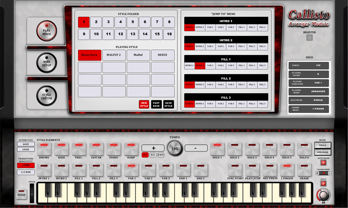 KVR callisto by Fanan Team Arranger VST Plugin and Standalone
