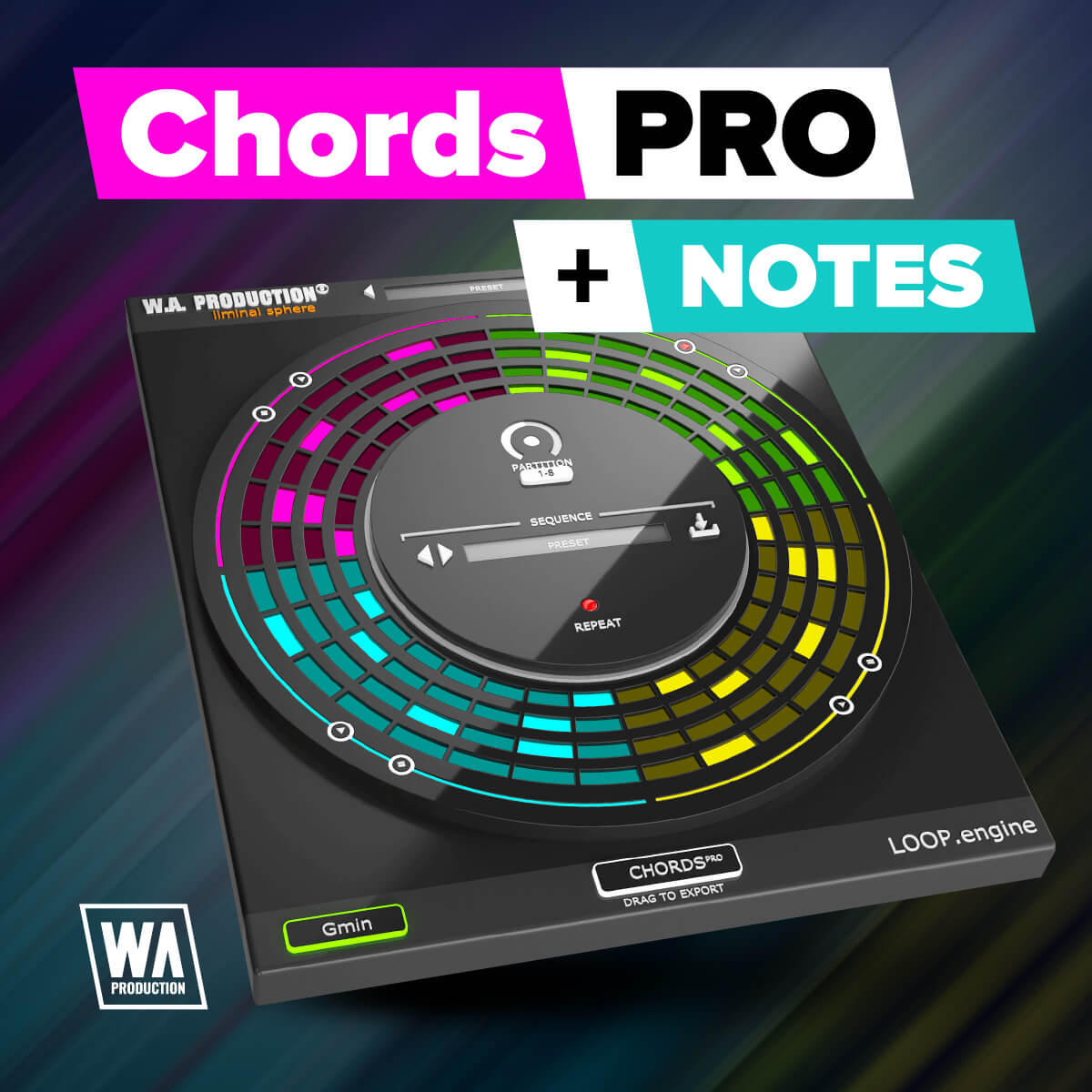 Chords Pro + Notes by W. A. Production MIDI Arpeggiator Plugin VST