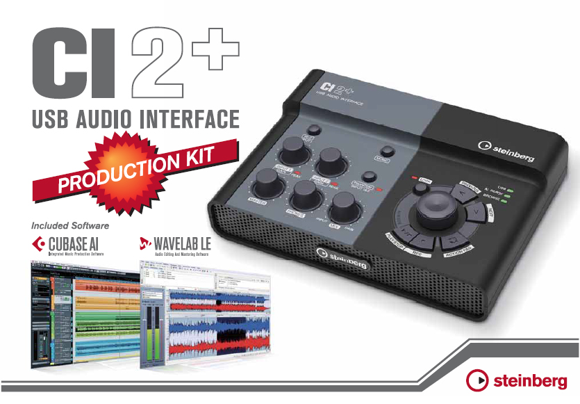 Steinberg CI2+ Production Kit now available