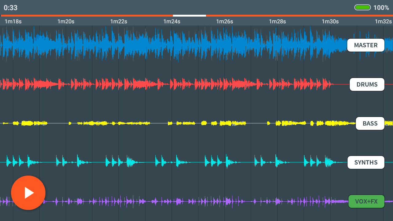 x1101 Studio updates Stem Player for Android to v1.2016.11.21