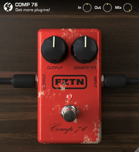 Comp 76 by Fazertone Guitar FX Plugin VST3 Audio Unit