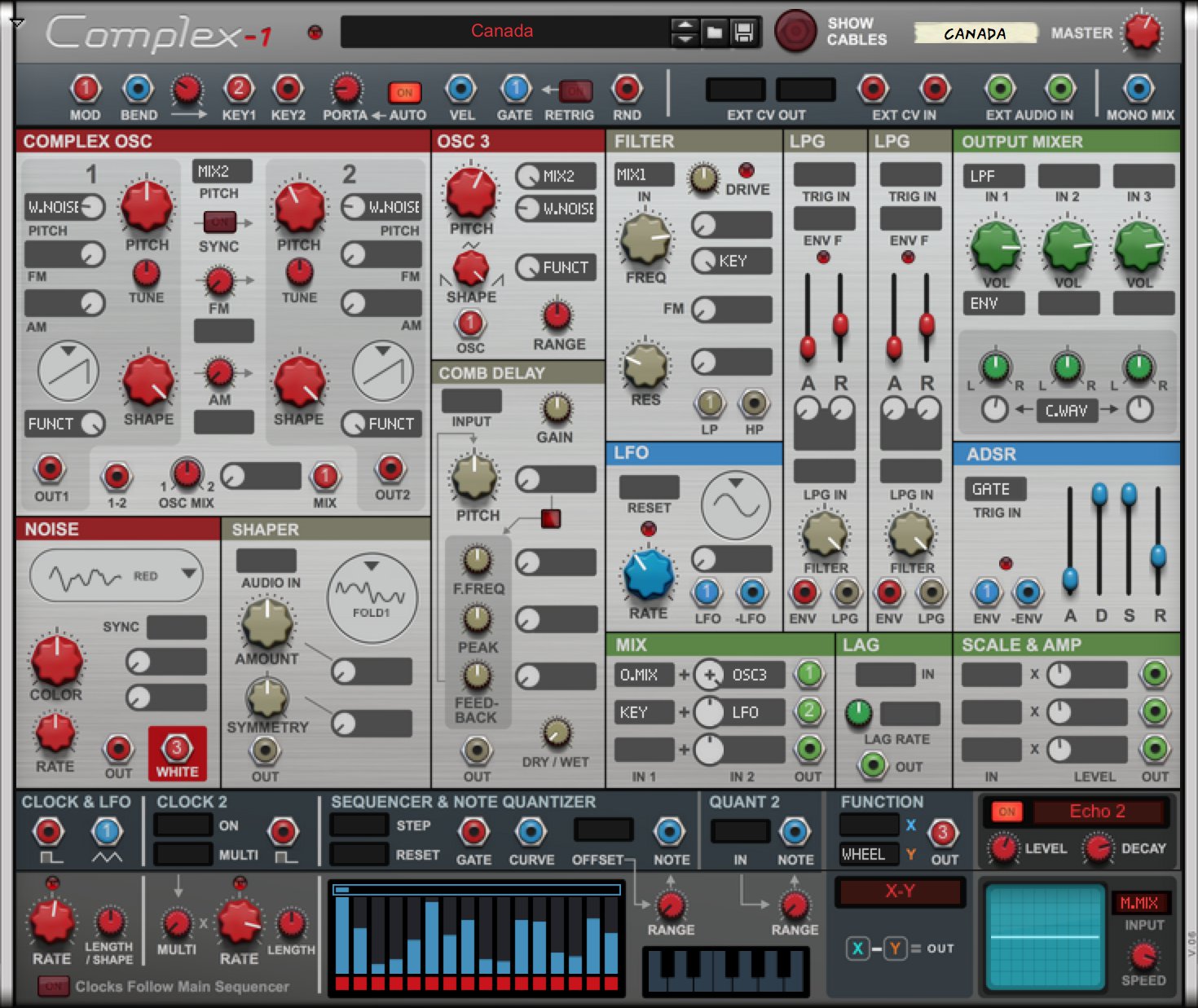 Propellerhead releases Complex1 Modular Synthesizer Rack Extension