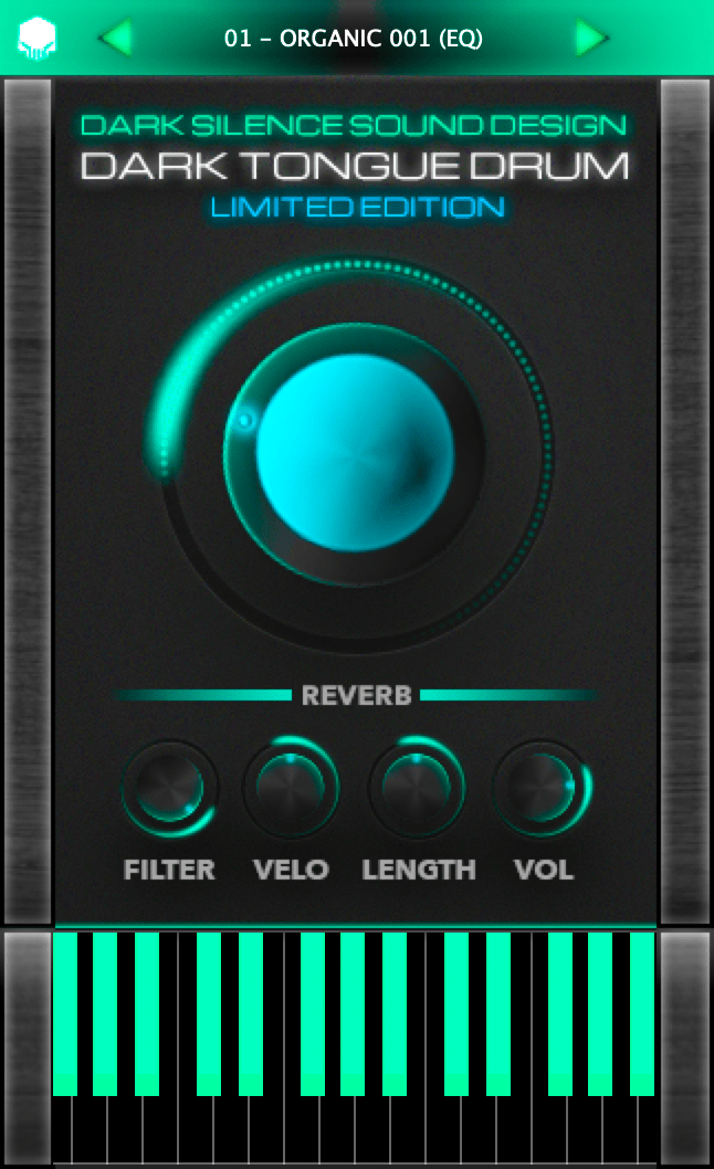Dark Tongue Drum LE by Dark Silence Sound Design Tongue Drum Plugin