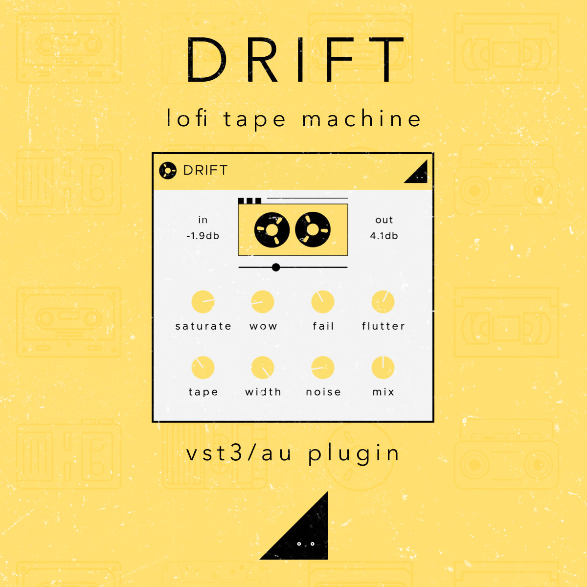 Drift by SoundGhost Tape Emulation Plugin VST3 Audio Unit