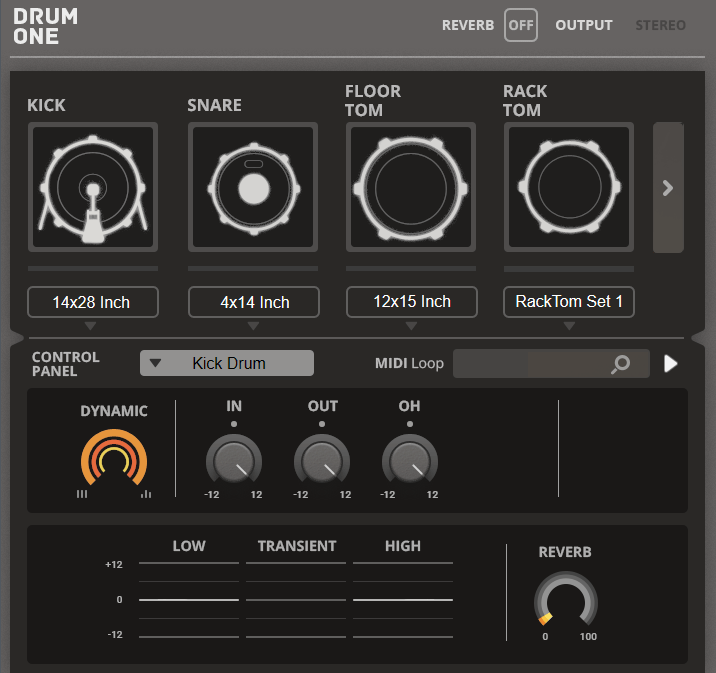 Drum One by Sound Magic Percussion Plugin VST3 Audio Unit