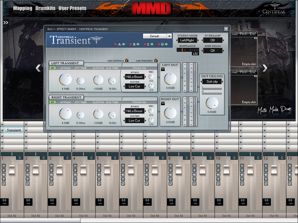 Drum Experience by Centipeak Drum Sampler Plugin VST Audio Unit