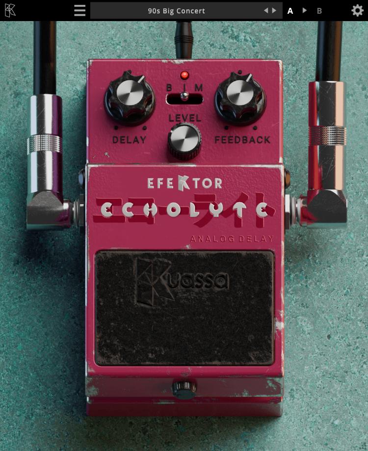Kuassa releases Efektor Echolyte 3in1 Bucket Brigade Delay Plugin