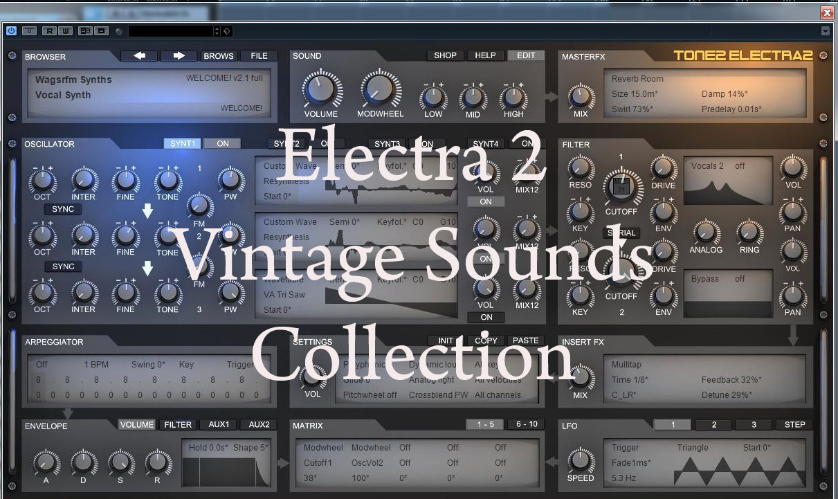 Electra 2 Sound Library by Wagsrfm Presets for Electra 2