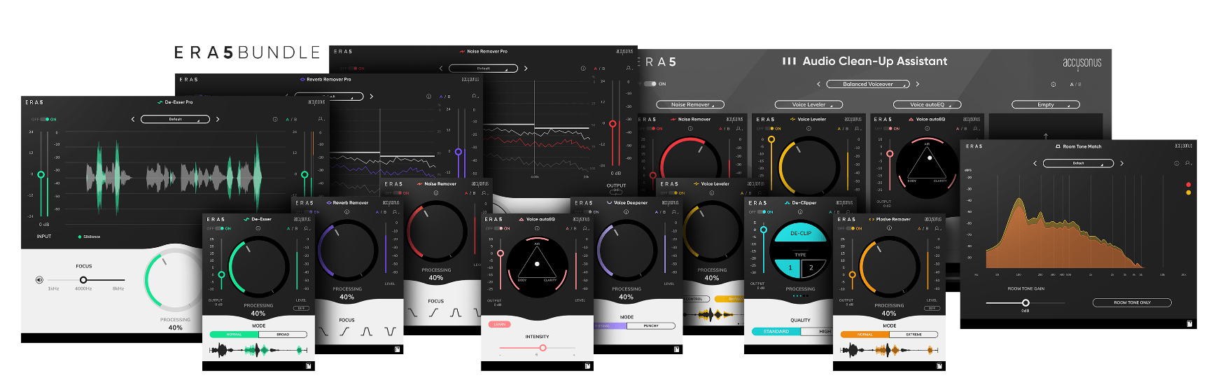 ERA Bundle Pro by accusonus Audio Repair Plugin VST Audio Unit AAX