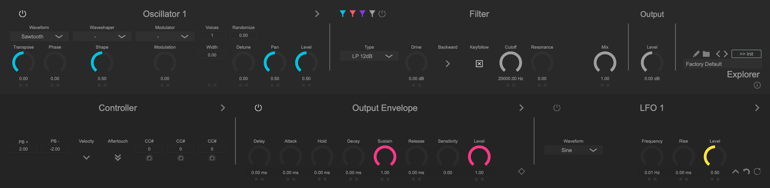 Explorer by Fabric 70 Synthesizer Plugin VST3 Audio Unit
