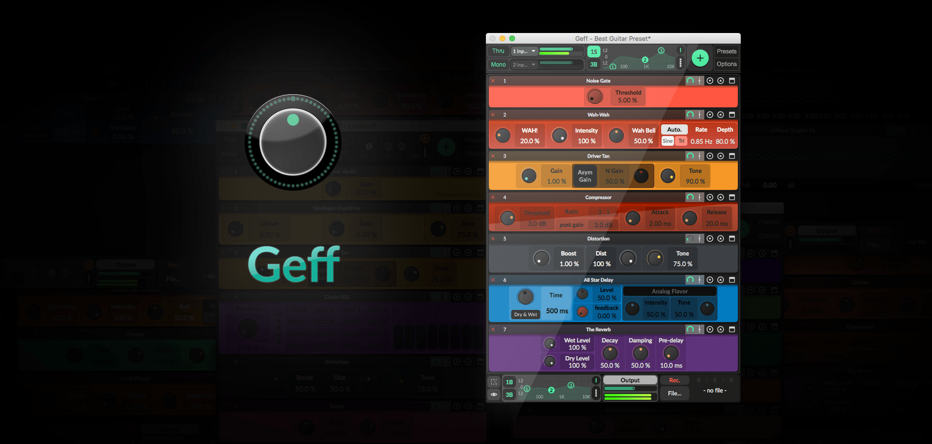 Geff by Granny's Audio Guitar Effects Application
