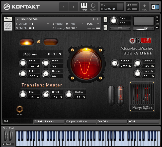 Speaker Buster 808 & Synth Bass Module for Kontakt by TruUrban 808