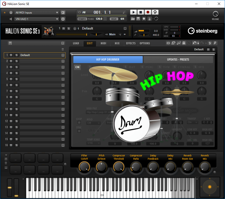 Hip hop loops for garageband