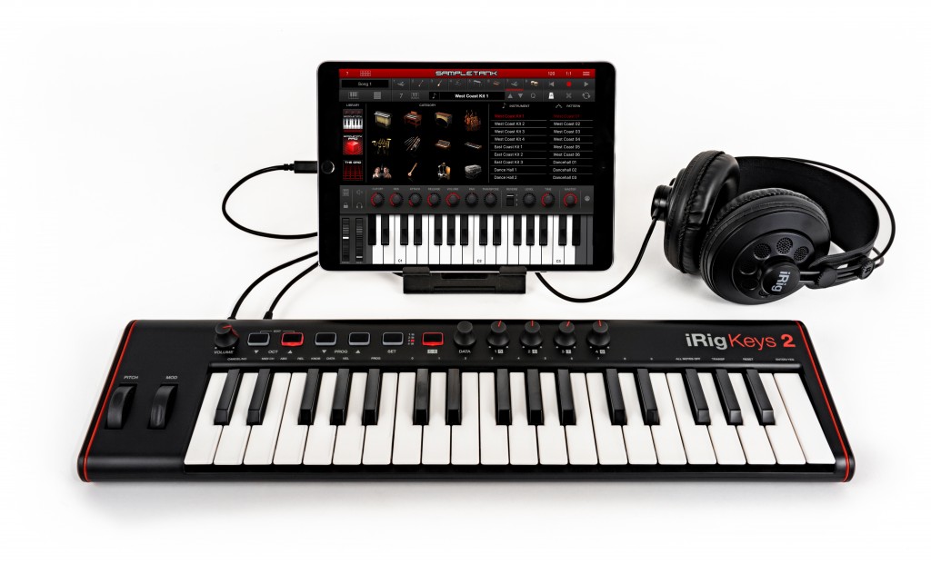 iRig Keys 2 Pro by IK Multimedia Mobile MIDI Controller Keyboard