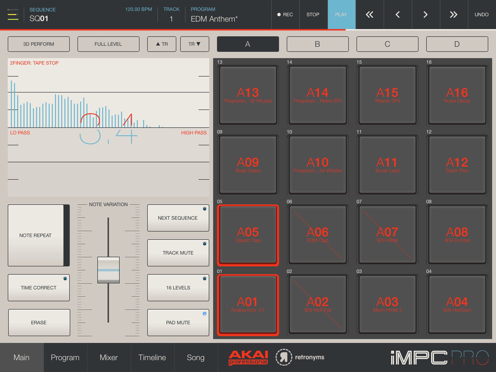 iMPC Pro by AKAI Akai MPC App