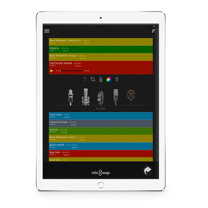 MicSwap Pro by Future Moments iOS InterApp Audio Plugin Audio Unit
