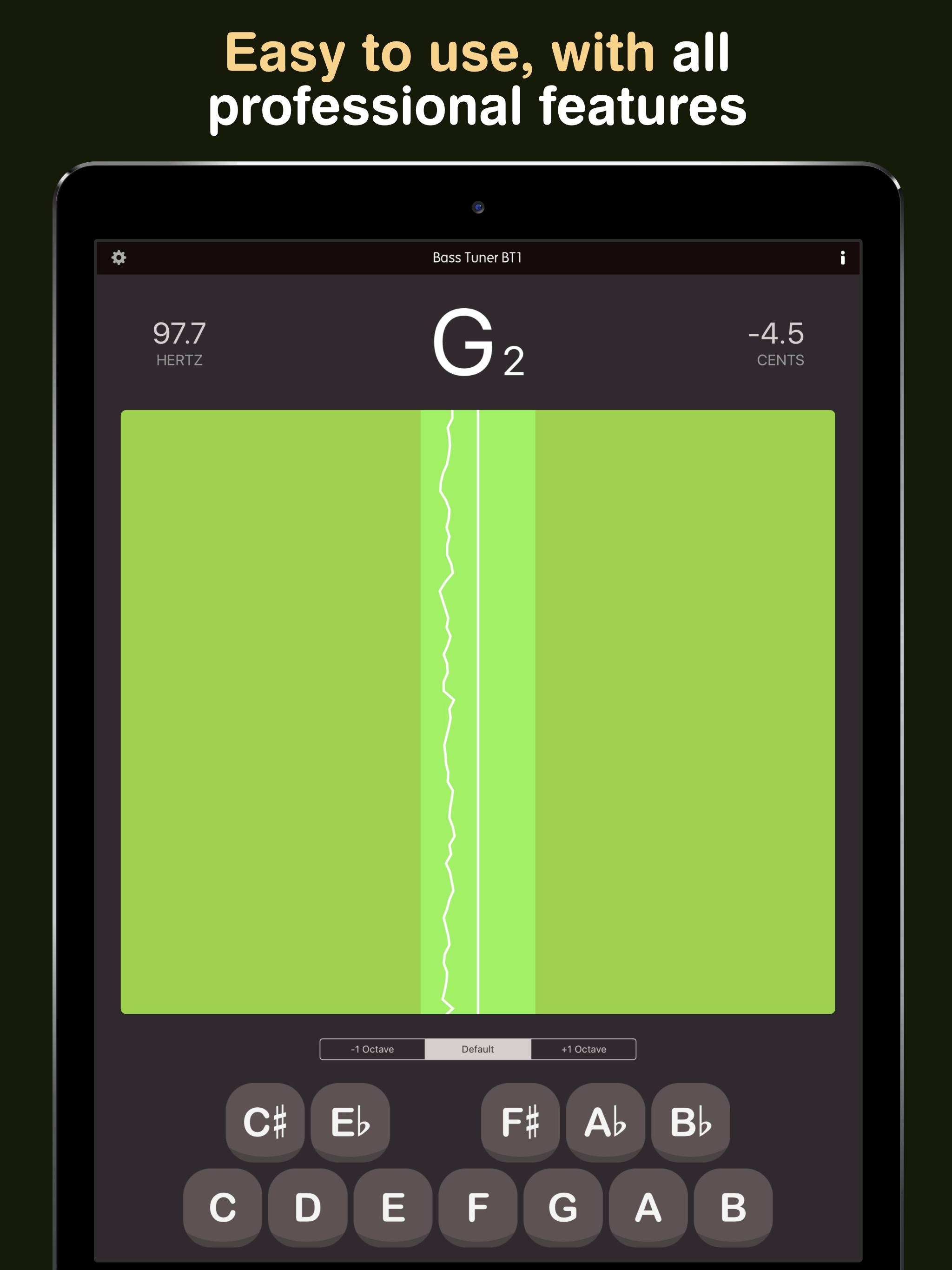 Bass Tuner BT1 by JSplash Apps Tuner App
