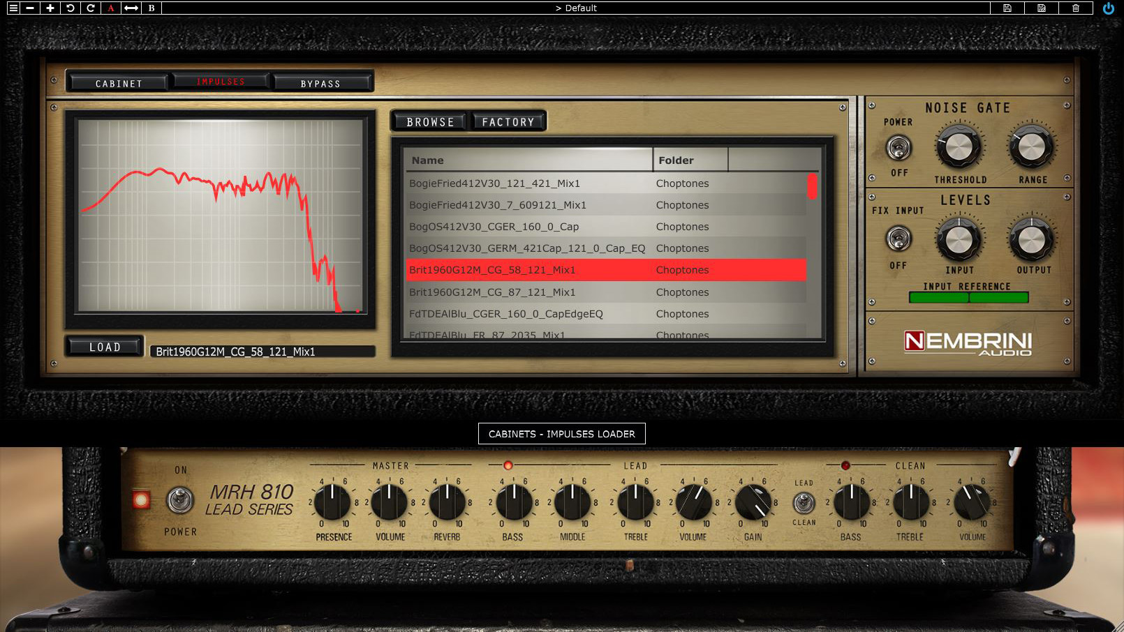 NA MRH810 Lead Series Guitar Amplifier by Nembrini Audio Amp Modeling