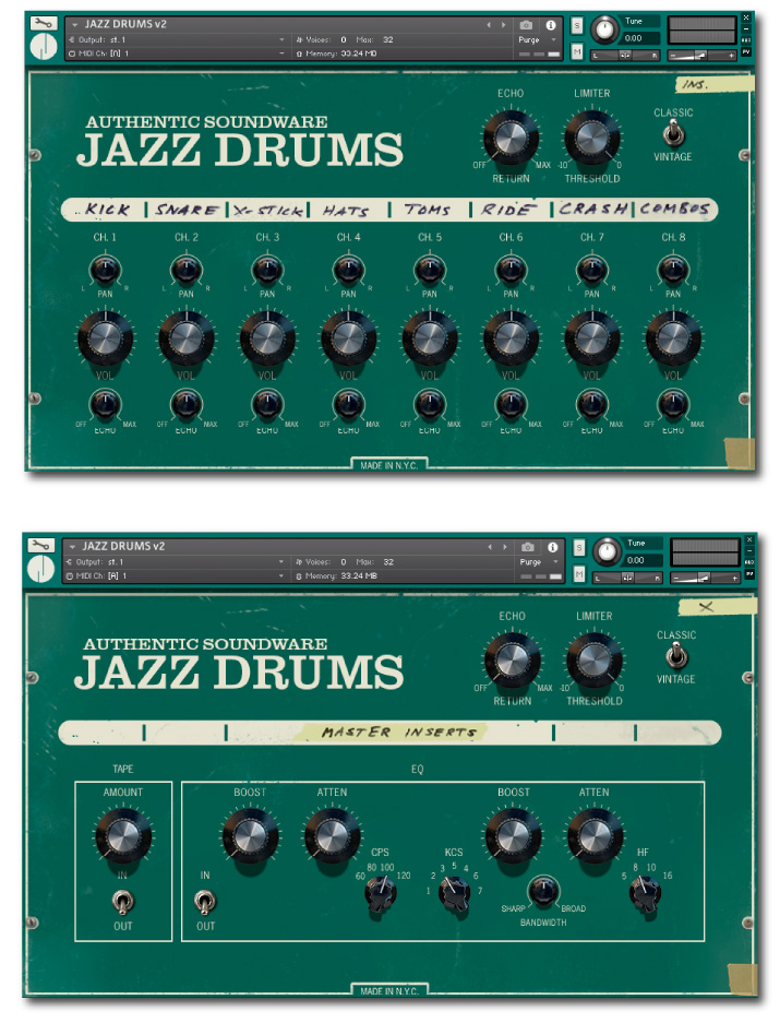Jazz Drums for Kontakt by Authentic Soundware Kontakt Instrument