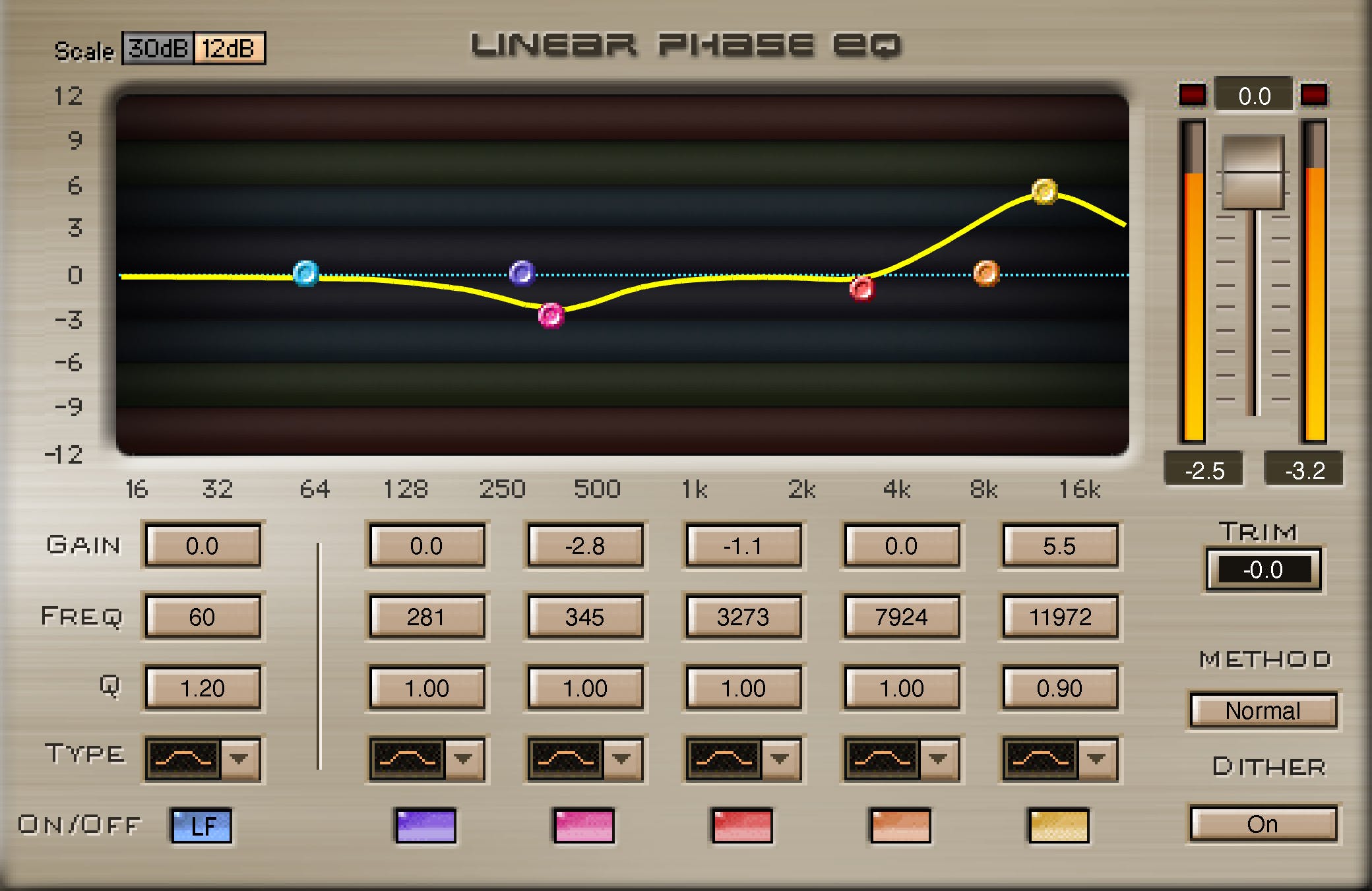 Linear Phase EQ by Waves - EQ Plugin VST VST3 Audio Unit AAX