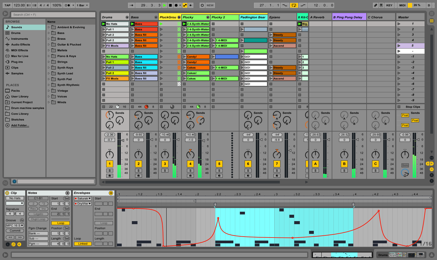 KVR Live by Ableton Sequencer / Multitrack