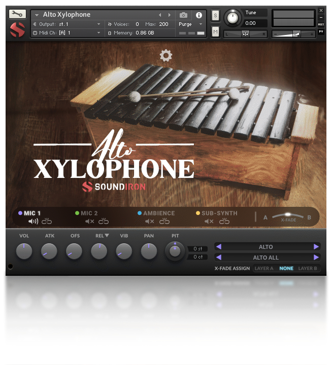 Alto Xylophone by Soundiron Xylophone