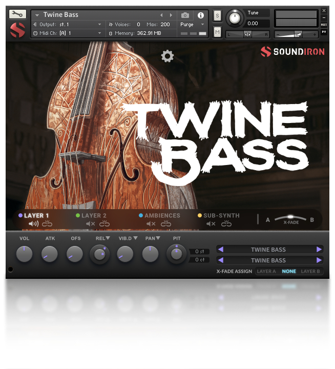 Twine Bass by Soundiron Strings