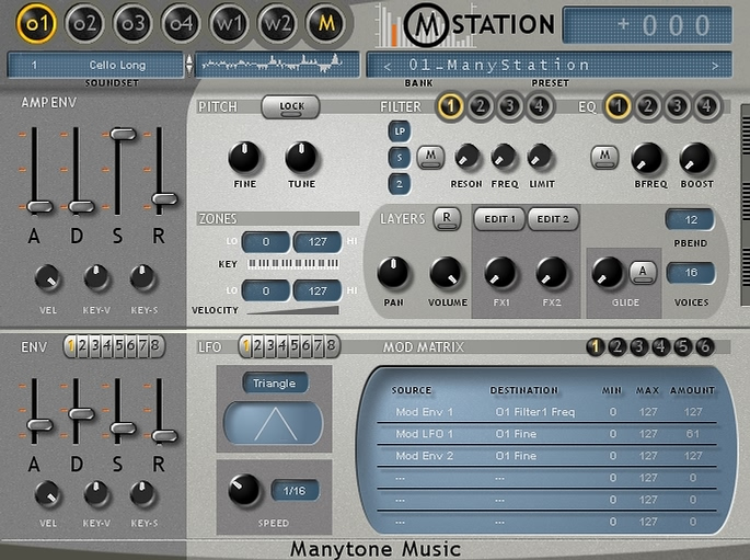 ManyStation by Manytone Music Sampler / WorkStation Plugin VST