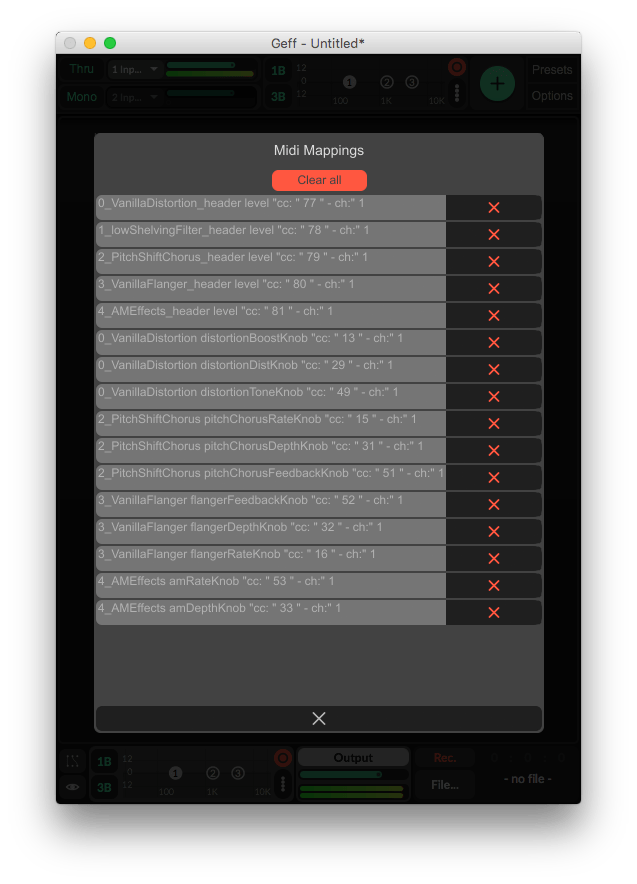 Geff by Granny's Audio Guitar Effects Application