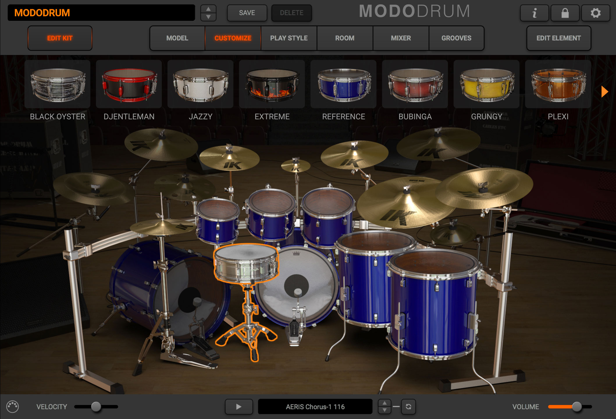 MODO DRUM by IK Multimedia Drum Collection Plugin VST VST3 Audio Unit AAX