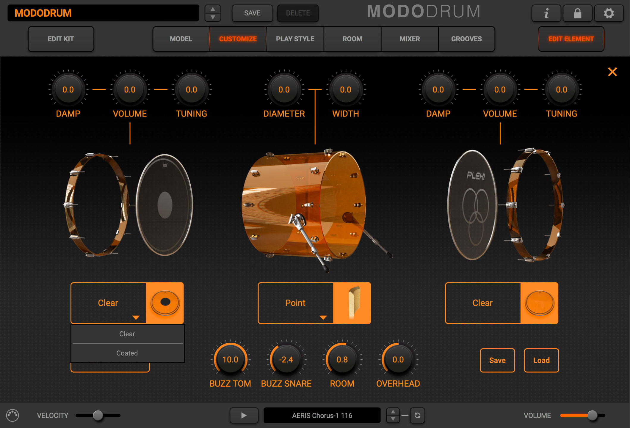MODO DRUM by IK Multimedia Drum Collection Plugin VST VST3 Audio Unit AAX