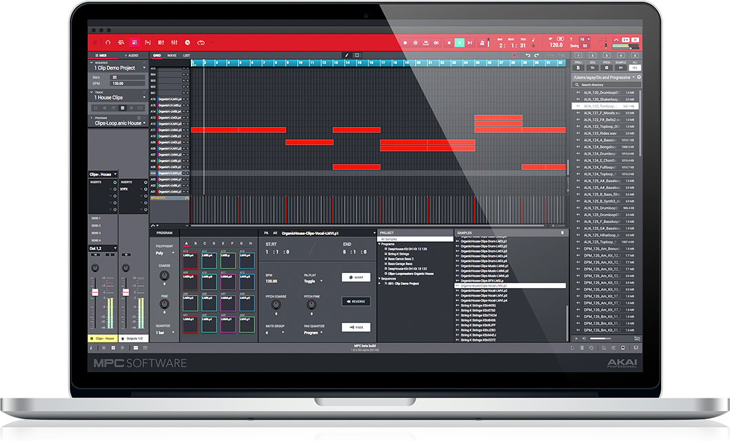 Akai Pro releases MPC 2.0 (DAW) Public Beta