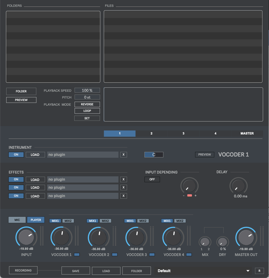 Multiplex Vocoder 3 by Digital Brain Instruments Vocoder Plugin Host