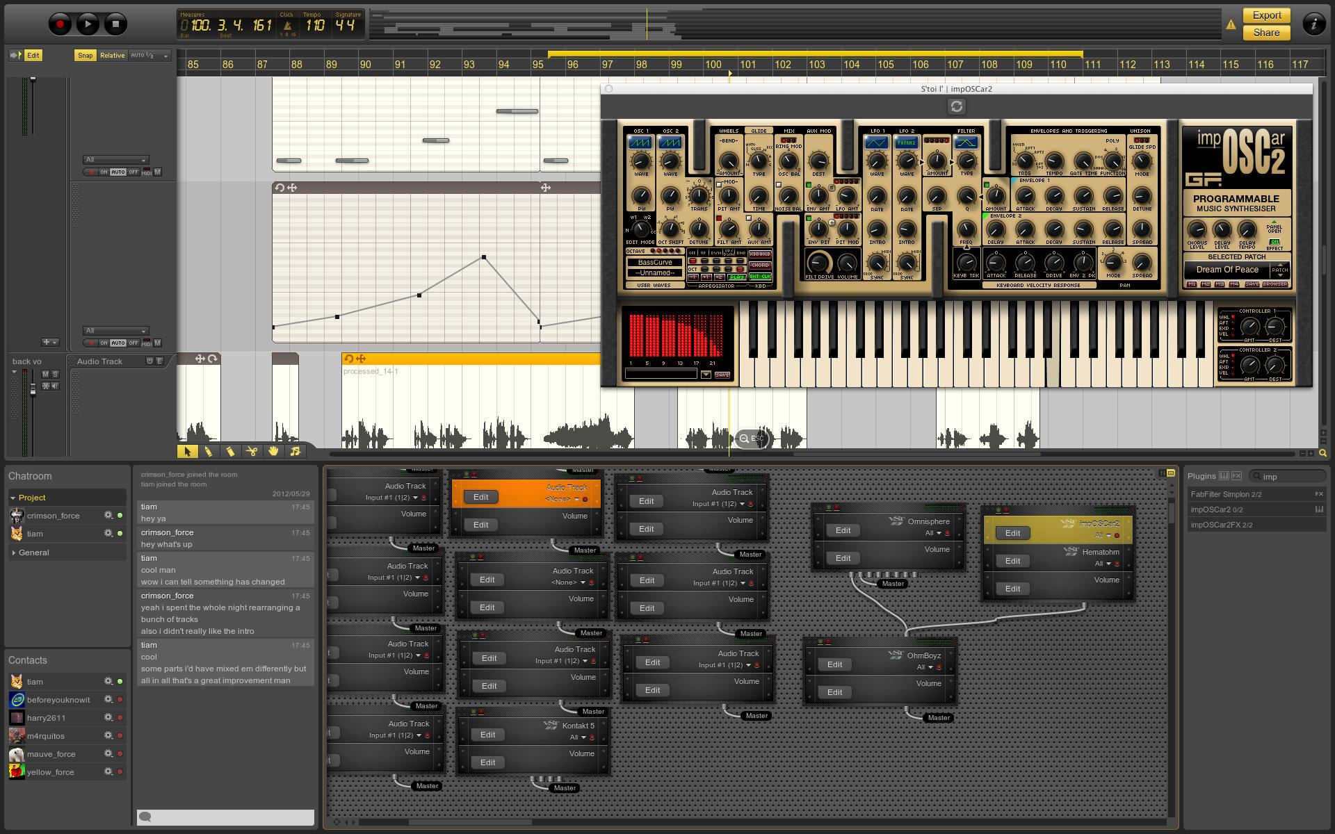 Ohm Studio by Ohm Force Sequencer / Multitrack Plugin Host VST