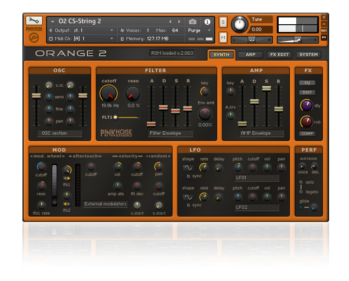 ORANGE 2 Kontakt edition by PinkNoise Studio Kontakt Instrument