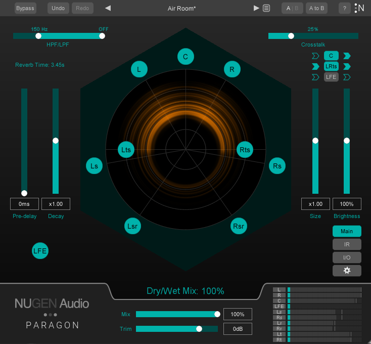 Paragon by NUGEN Audio Reverb Plugin VST3 Audio Unit AAX