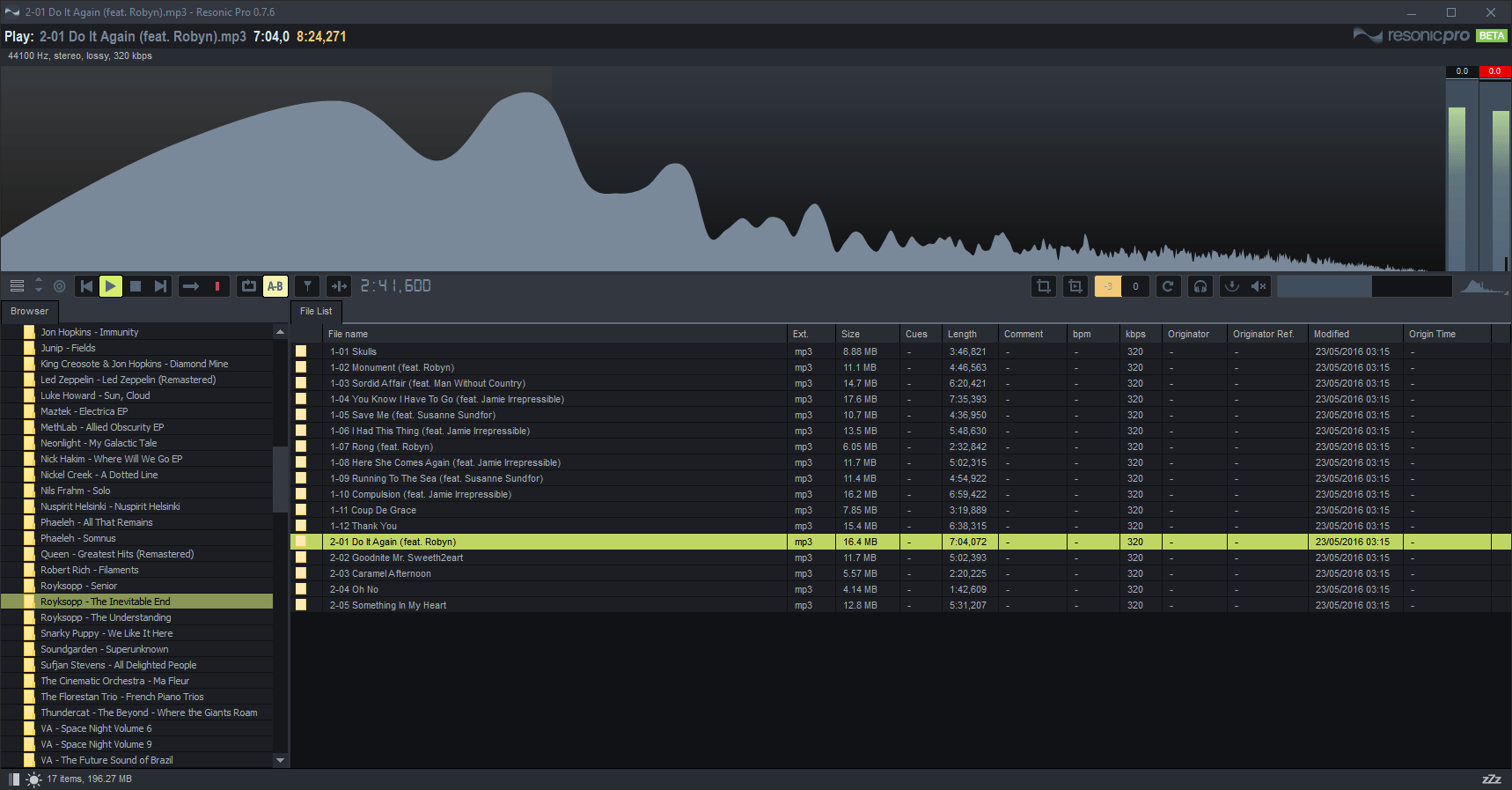Liqube Audio updates Resonic Player and Pro Audio player and sample